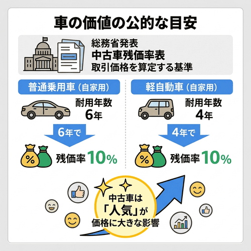 中古車の残価率を左右するのは「人気」