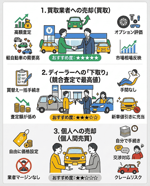 軽自動車を売るための3つの方法