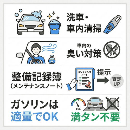 査定額を上げるためのポイント