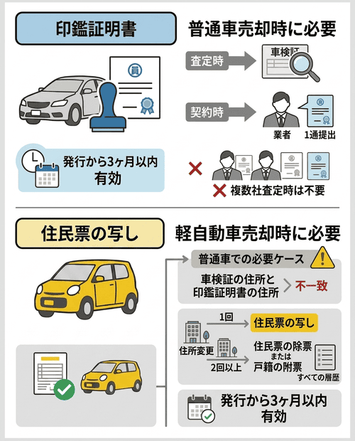 自分で用意する必要書類の注意点