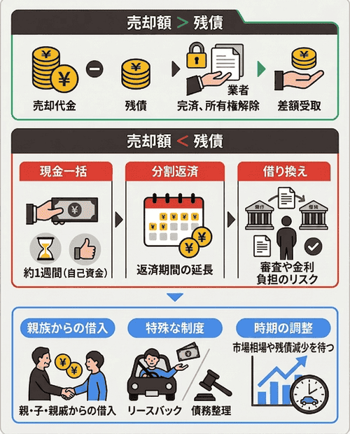 ローンの処理方法｜状況別の具体的対応