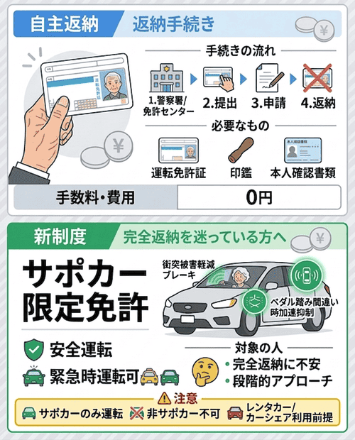 免許返納の基本知識と新しい選択肢