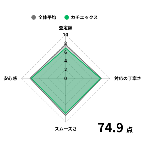 カチエックスの評価