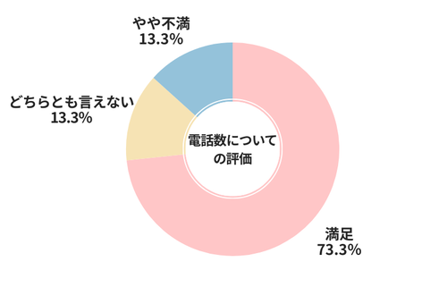 セルトレ電話数についての評価