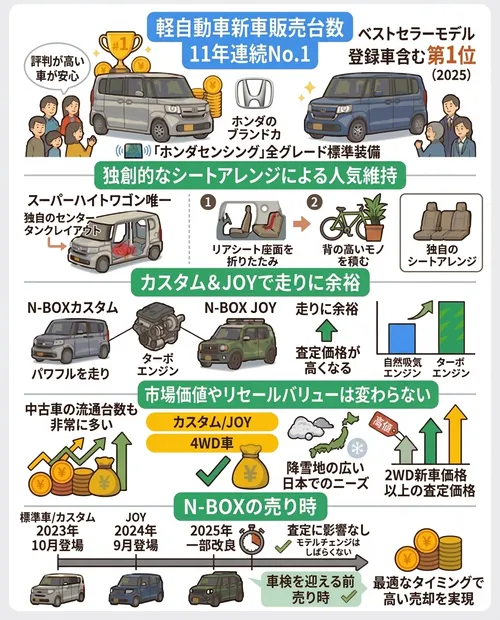 N-BOXの買取ポイント【専門家解説】