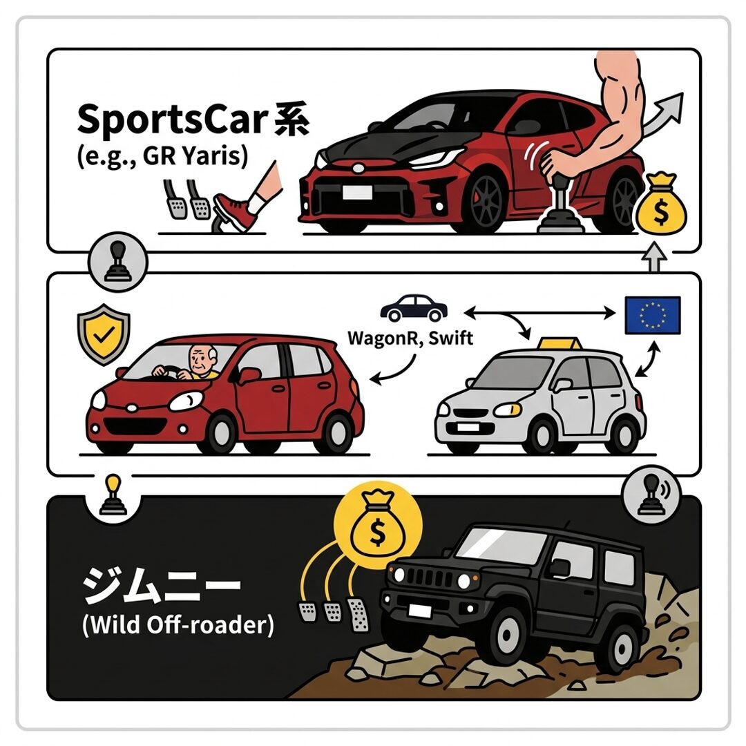 ジムニーはMTが有利──ただし「好きな人が買う車」